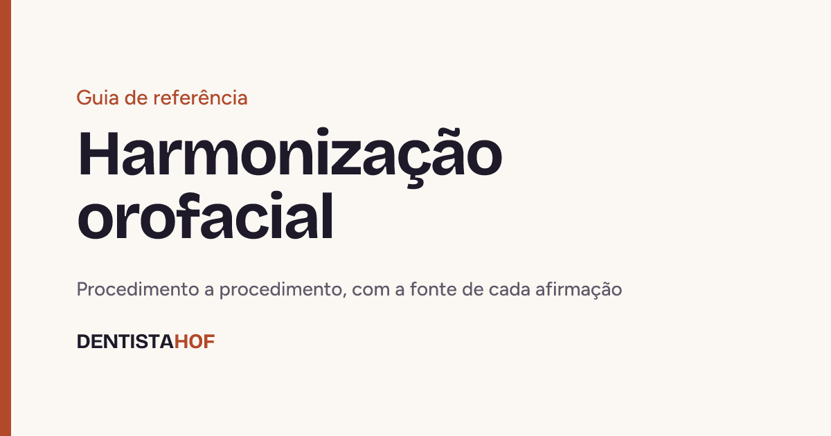 Artigo Informativo: Harmonização Orofacial: Guia Completo dos Procedimentos e de Quem Pode Fazer